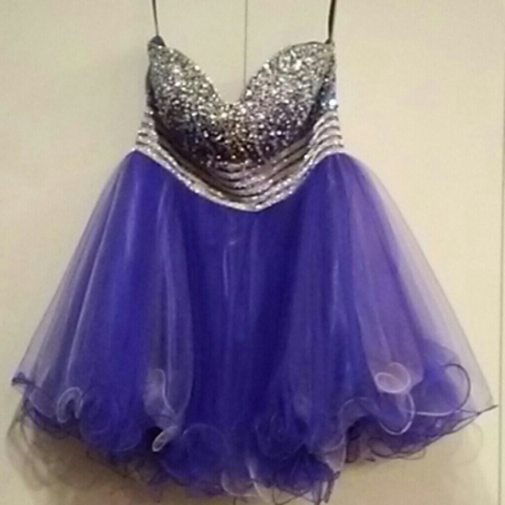 Fiesta purple special occasion dress